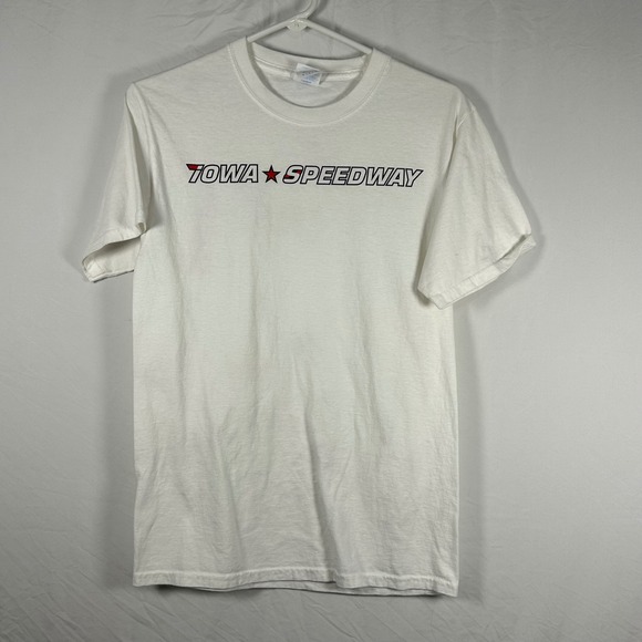 Port & Company Other - Port & Company Iowa Speedway T-Shirt Kids Small White Racing Graphic